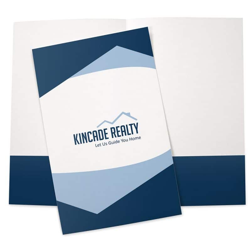 Custom Legal Sized Pocket Folder Ink Printed - Classic Papers - 1