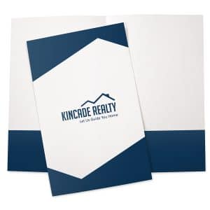 Custom Legal Sized Pocket Folder Ink Printed - Classic Papers