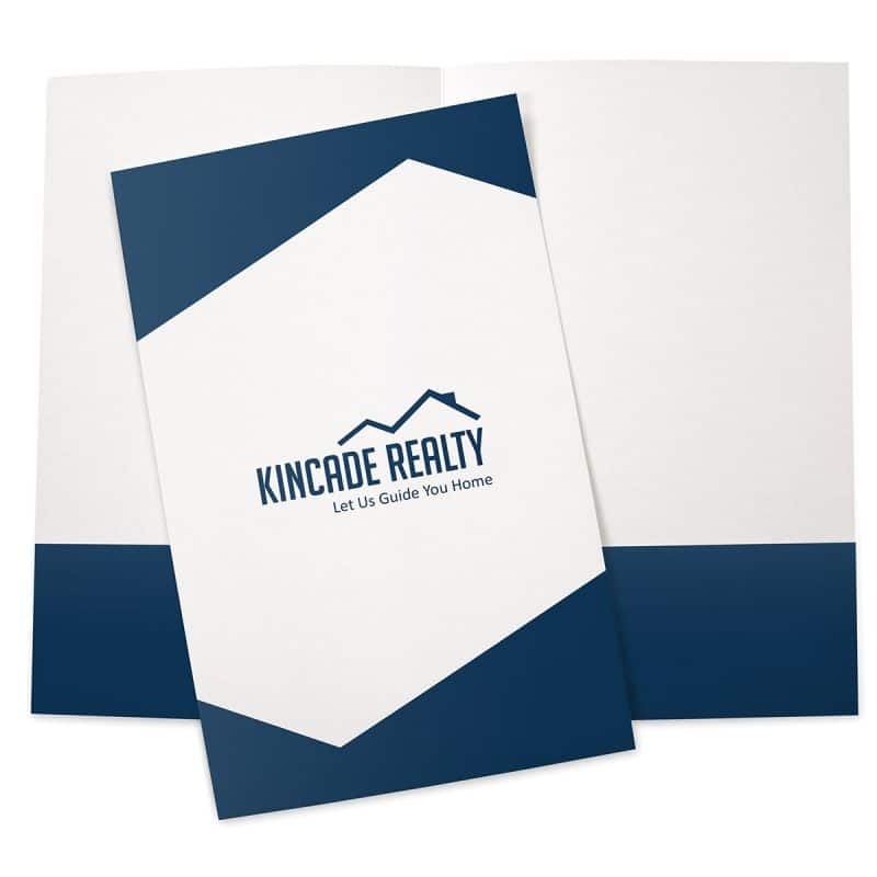 Custom Legal Sized Pocket Folder Ink Printed - Classic Papers