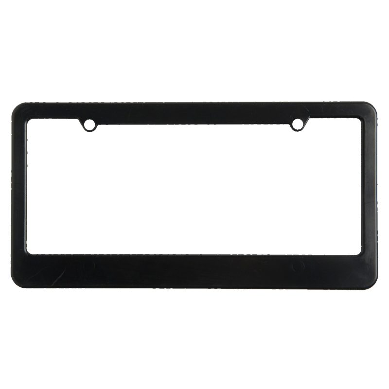 Custom License Plate Frame w/ 2 Holes & Straight Bottom - 5