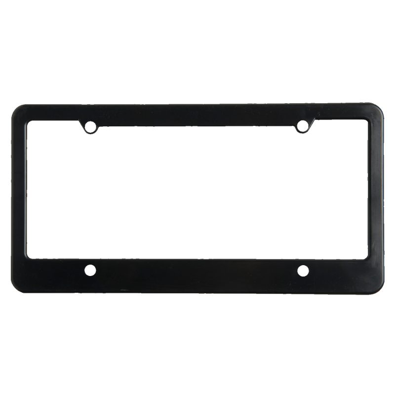 Custom License Plate Frame w/ 4 Holes & Straight Bottom - 5