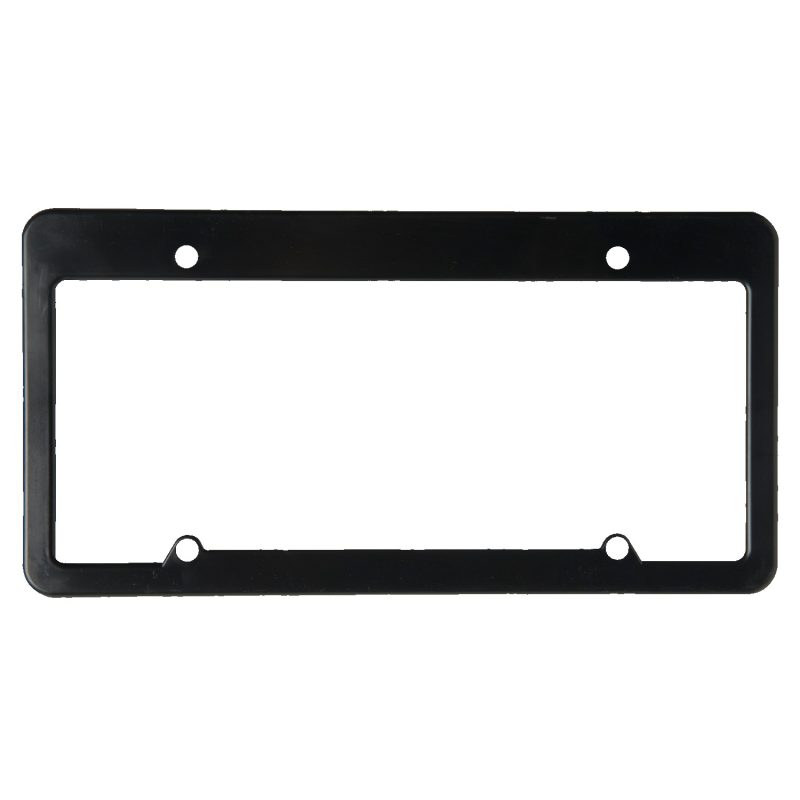Custom License Plate Frame w/ 4 Holes & Straight Top - 1