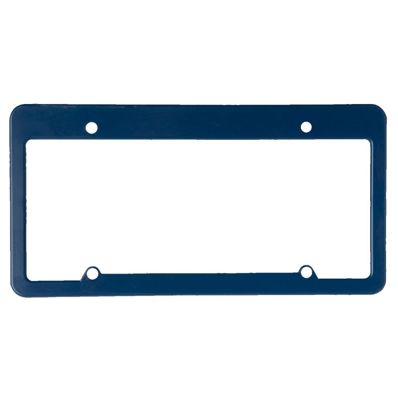 Custom License Plate Frame w/ 4 Holes & Straight Top - 4