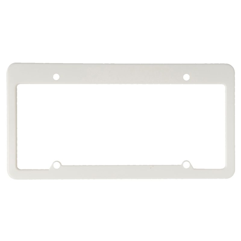 Custom License Plate Frame w/ 4 Holes & Straight Top - 5