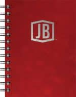 Custom Luxury Cover Series 4 Medium NotePad w/Black Paperboard Back Cover (5"x7")