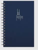 Custom Luxury Cover Series 4 SeminarPad w/Black Paperboard Back Cover (5.5"x8.5") - 1