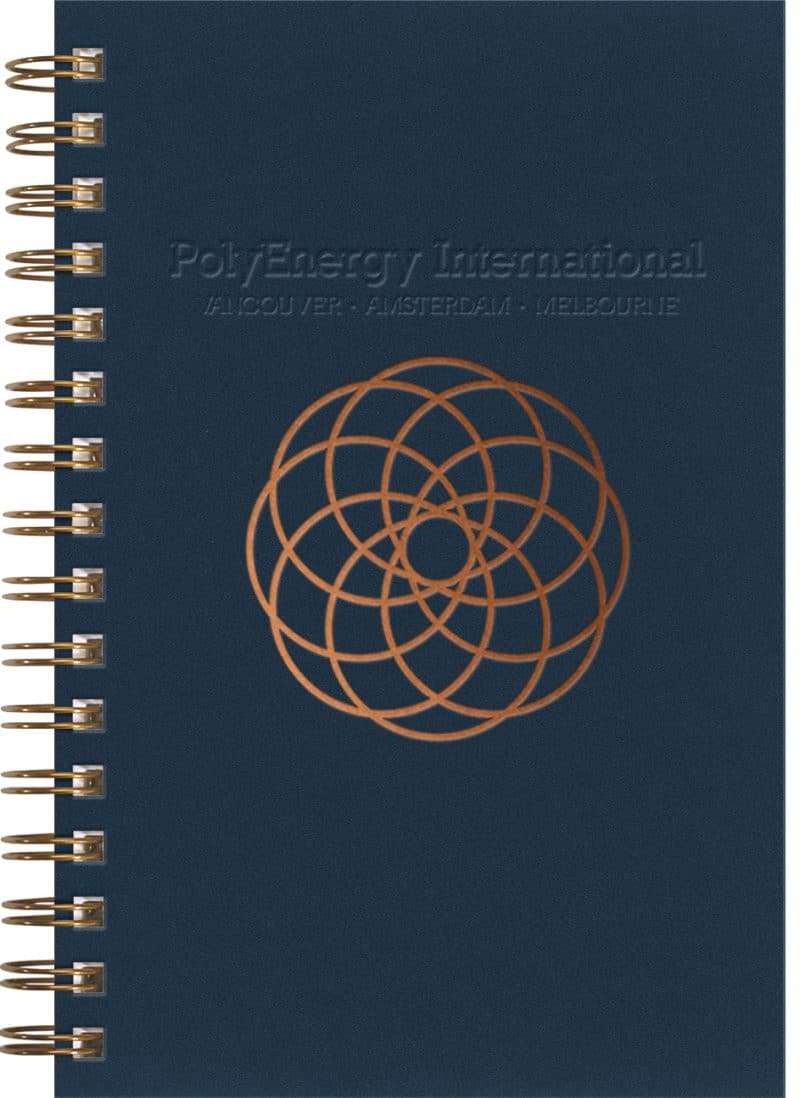 Custom Luxury Cover Series 4 SeminarPad w/Black Paperboard Back Cover (5.5"x8.5")