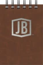 Custom Luxury Cover Series 4 Small JotterPad w/Black Paperboard Back Cover (3.5"x5")