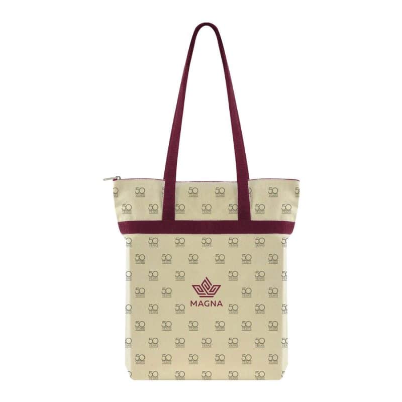 Custom Made-to-Order Zippered Tote All-Over Print