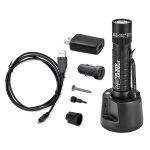 Custom Maglite Magtac LED Rechargeable Flashlight System Plain Bezel - 3