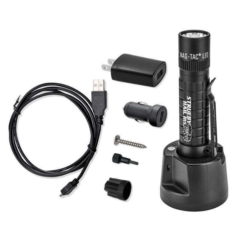 Custom Maglite Magtac LED Rechargeable Flashlight System Plain Bezel - 3