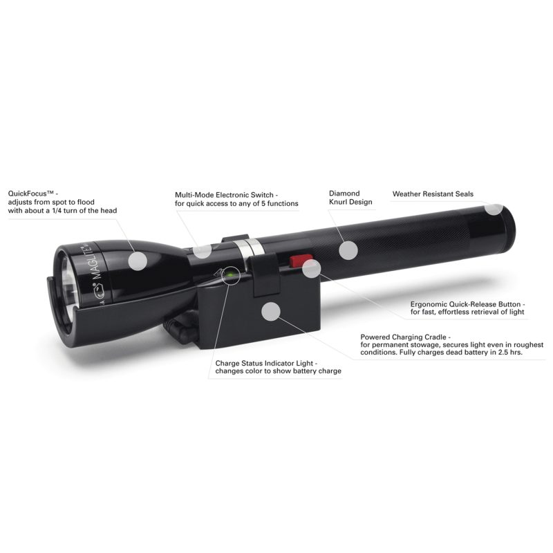 Custom Maglite® ML150LR LED Rechargeable System - 2