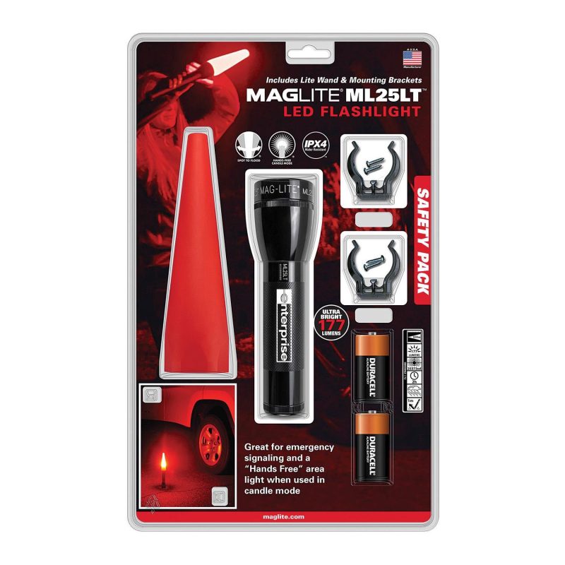 Custom Maglite® ML25LT LED Safety Pack