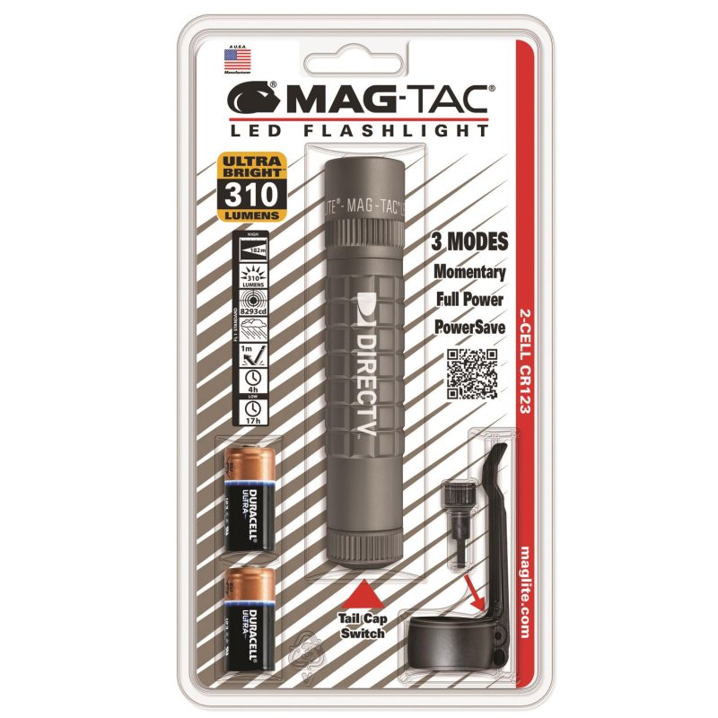 Custom Maglite® Mag-Tac® LED Flashlight - Plain Edge