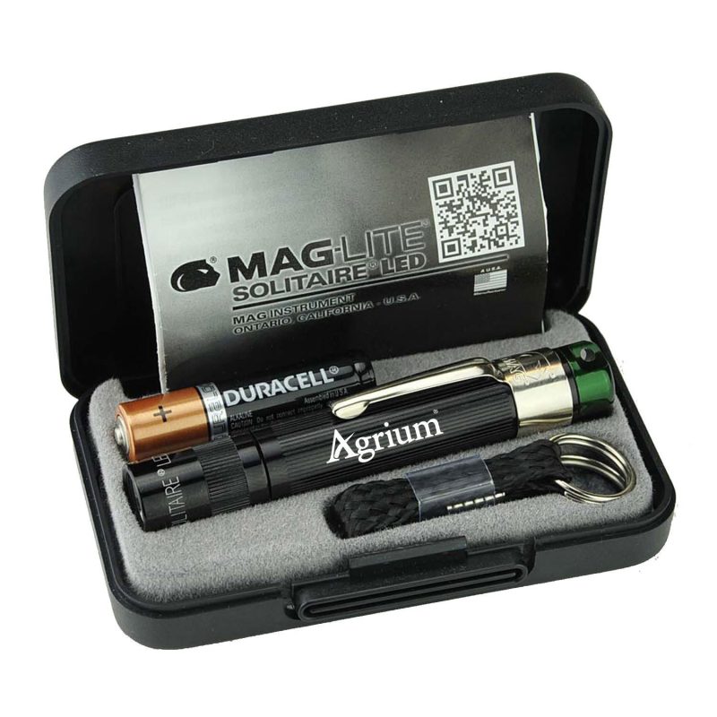 Custom Maglite® Solitaire® LED Spectrum - Green - 1