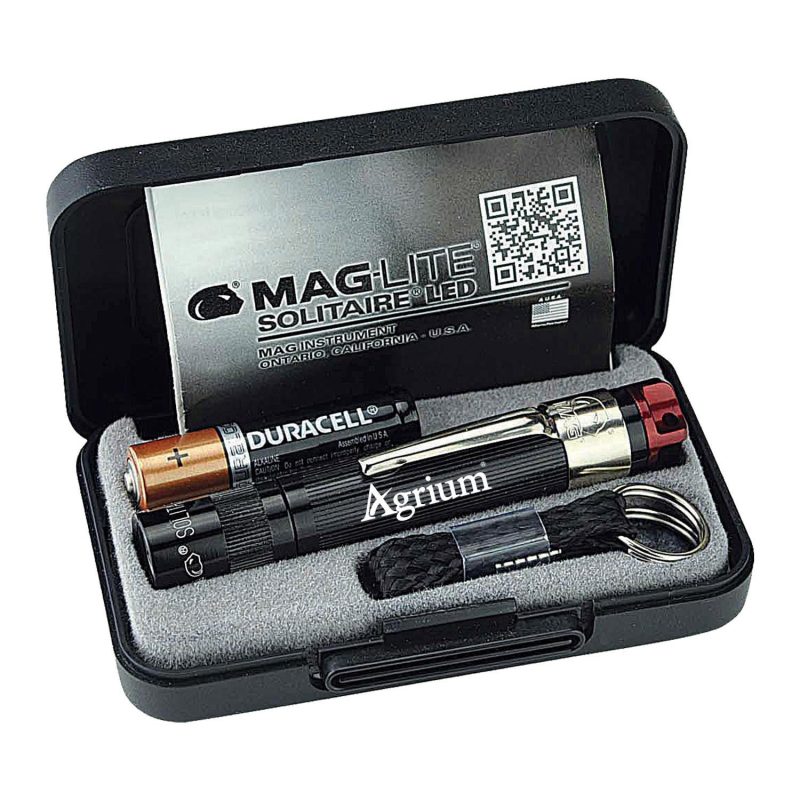 Custom Maglite® Solitaire® LED Spectrum - Red - 1