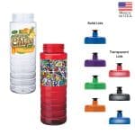 Custom Malibu 26 oz. PET Bottle with Pull Spout Lid