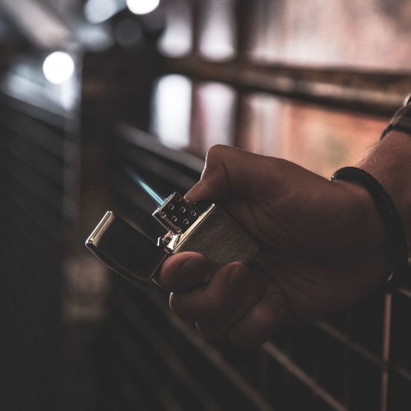 Custom Matte Zippo® Lighter & Single Butane Insert Gift Set - 9