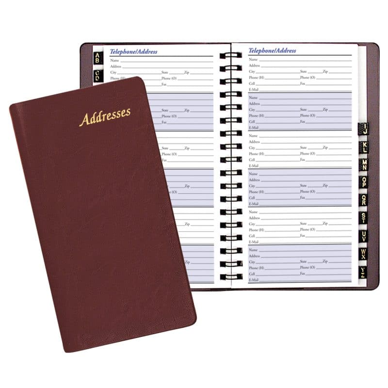 Custom Medium Address Book/ Continental Cover - 1