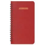 Custom Medium Address Book w / Leatherette Cover - 4