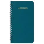 Custom Medium Address Book w / Leatherette Cover - 6