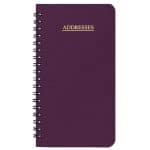 Custom Medium Address Book w / Leatherette Cover - 7