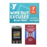 Custom MicroClean - Portable Microfiber Screen Cleaner (2.75"x1.6") Rectangle - 1