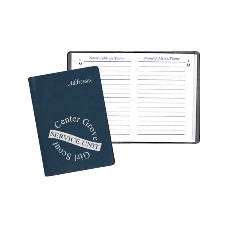 Custom Mini Address Book w/ Continental Cover