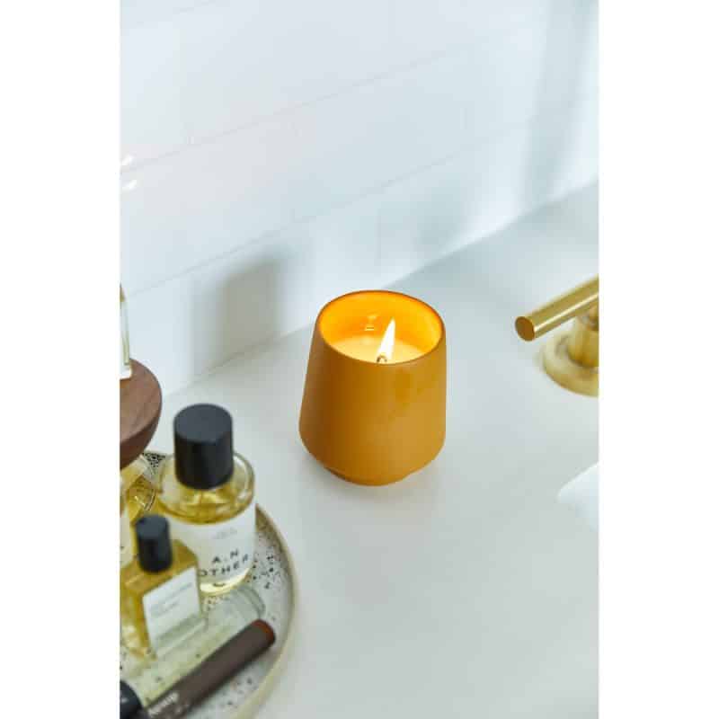 Custom Modern Sprout® Rooted Candle - Mustard-Lavender - 7