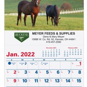 Custom Modern Utility Calendar