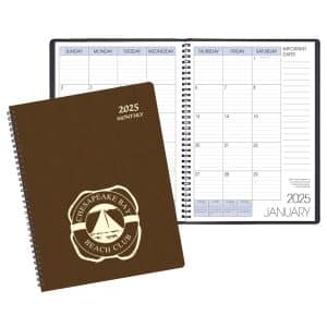 Custom Monthly Desk Appointment Calendar/Planner w/ Canyon Cover