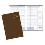 Custom Monthly Desk Saddle Stitched Appointment Planner w/ Canyon Cover - 1