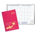 Custom Monthly Desk Saddle Stitched Appointment Planner w/ Twilight Cover
