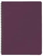 Custom Monthly Desk Wire Bound Appointment Calendar/Planner w/ Leatherette Cover - 6