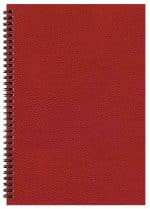 Custom Monthly Desk Wire Bound Appointment Planner w/ Leatherette Cover - 3