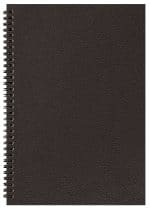 Custom Monthly Desk Wire Bound Appointment Planner w/ Leatherette Cover - 7
