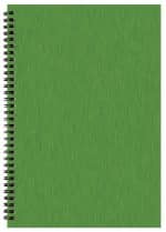 Custom Monthly Desk Wire Bound Appointment Planner w/ Shimmer Cover - 2