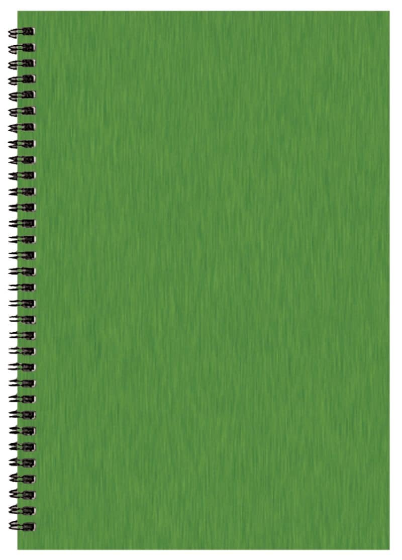 Custom Monthly Desk Wire Bound Appointment Planner w/ Shimmer Cover - 2
