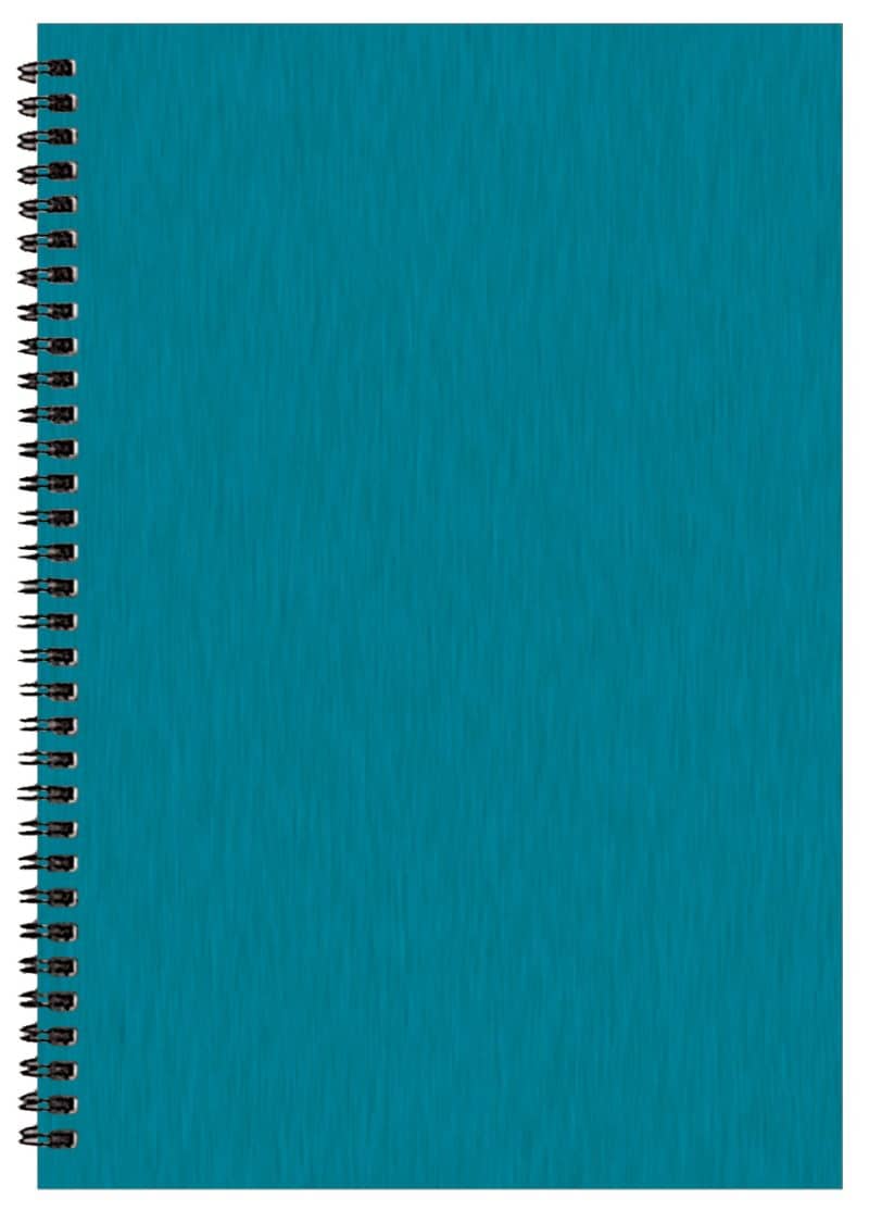 Custom Monthly Desk Wire Bound Appointment Planner w/ Shimmer Cover - 3