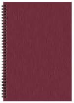 Custom Monthly Desk Wire Bound Appointment Planner w/ Shimmer Cover - 4