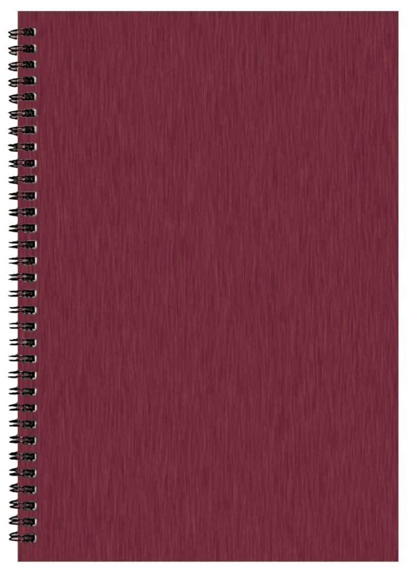 Custom Monthly Desk Wire Bound Appointment Planner w/ Shimmer Cover - 4