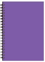 Custom Monthly Desk Wire Bound Appointment Planner w/ Technocolor Cover - 2