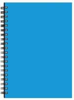 Custom Monthly Desk Wire Bound Appointment Planner w/ Technocolor Cover - 3