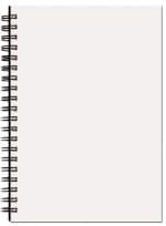 Custom Monthly Desk Wire Bound Appointment Planner w/ Technocolor Cover - 5