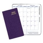 Custom Monthly Pocket Planner w/ Cobblestone Cover - Upright Format - 1