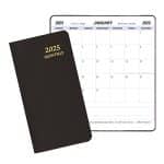 Custom Monthly Pocket Planner w/ Leatherette Cover - 1