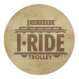 Custom Natural Leather Coaster | Circle | 3 7/8" dia.