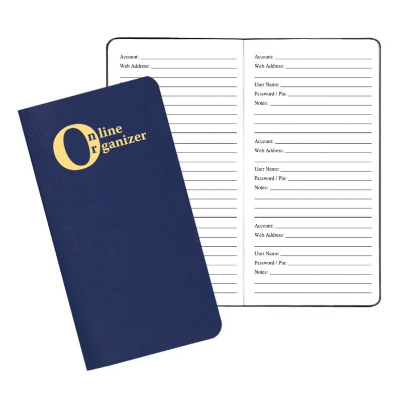 Custom Online Organizer/ Leatherette Cover - 1