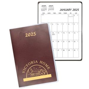 Custom Perfect Fit Pocket Planner w/Clear Cover