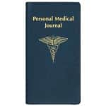 Custom Personal Medical Journal w/ Continental Vinyl Cover - 2